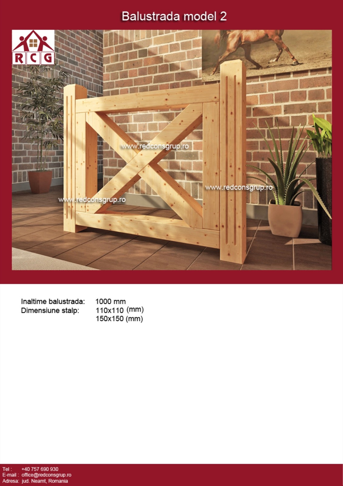 BALUSTRADE LEMN — 2